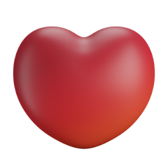 葉ハートのイラスト